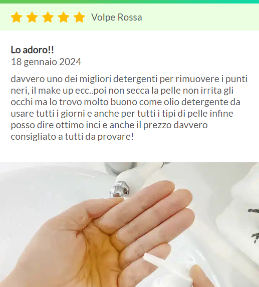 OLIO DETERGENTE PELLE SENSIBILE - SKINCARE