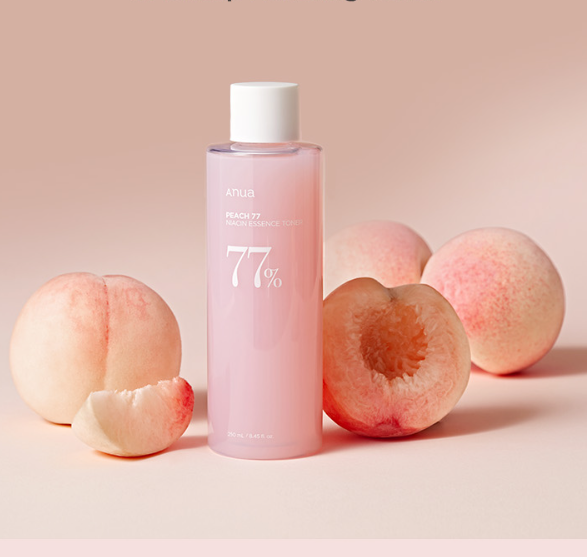 Anua - Peach 77% Niacin Essence Toner Tonico-essenza idratante con estratto di pesca al 77% - 250 ml