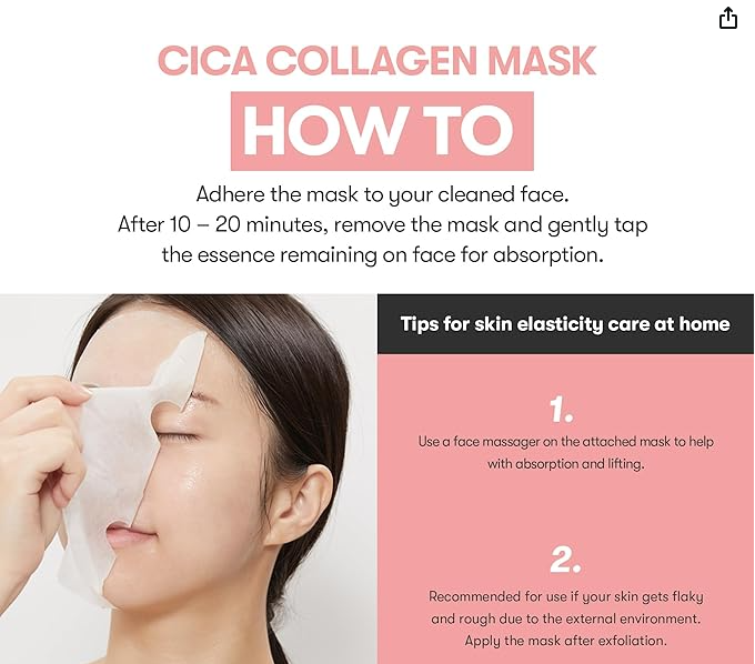 VT Cosmetics - CICA Collagen Mask - 30pcs/320g