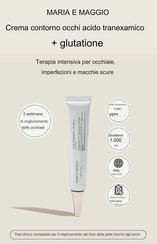 CONTORNO OCCHI PER OCCHIAIA E CREMA PER MELASMA - ANTIAGE - SKIN CARE