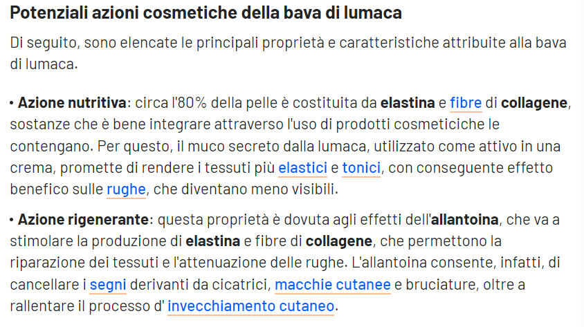 CREMA BAVA DI LUMACA - ANTIAGE IDRATARE ILLUMINARE - SKIN CARE