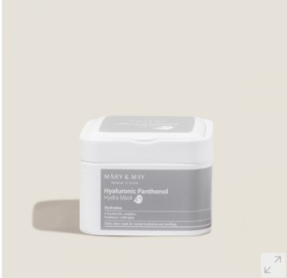 Mary&May - Hyaluronic Panthenol Hydra Mask - 30pezzi/400g - SKIN CARE