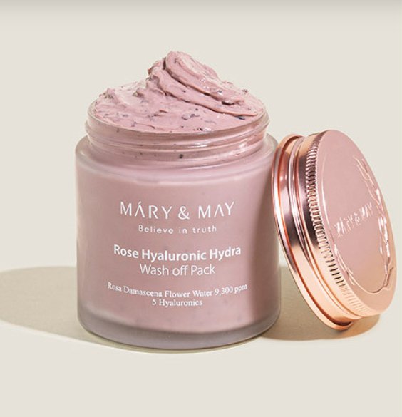 Mary&May - Vegan Rose Hyaluronic Mask Special Set - 125g+30g - SKIN CARE